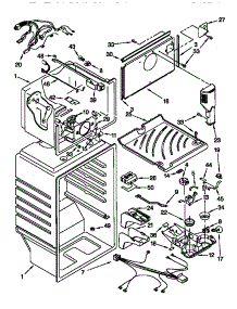 Liner parts for Kenmore Refrigerator 106.78947890 (10678947890, 106 78947890) from AppliancePartsPros.com