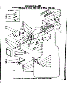 Icemaker Parts parts for Kenmore Refrigerator 106.8134792 (1068134792, 106 8134792) from AppliancePartsPros.com