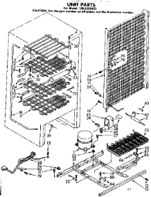 Unit Parts parts for Kenmore Freezer 106.8201632 (1068201632, 106 8201632) from AppliancePartsPros.com