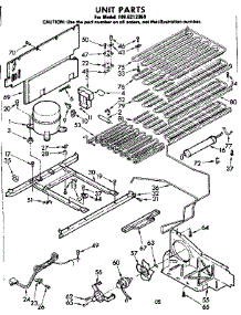 Unit Parts parts for Kenmore Freezer 106.8212050 (1068212050, 106 8212050) from AppliancePartsPros.com