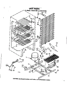 Unit Parts parts for Kenmore Freezer 106.8221650 (1068221650, 106 8221650) from AppliancePartsPros.com
