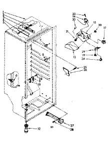 Liner Parts parts for Kenmore Freezer 106.8261380 (1068261380, 106 8261380) from AppliancePartsPros.com