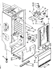 Liner Parts parts for Kenmore Freezer 106.8263380 (1068263380, 106 8263380) from AppliancePartsPros.com