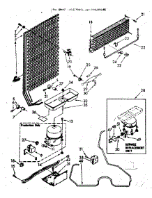 Unit Parts parts for Kenmore Freezer 106.8265580 (1068265580, 106 8265580) from AppliancePartsPros.com