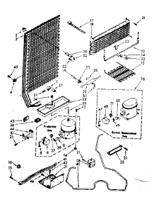 Unit Parts parts for Kenmore Freezer 106.8265910 (1068265910, 106 8265910) from AppliancePartsPros.com