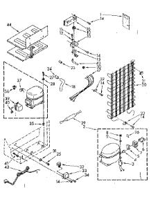 Unit Parts parts for Kenmore Freezer 106.8275610 (1068275610, 106 8275610) from AppliancePartsPros.com