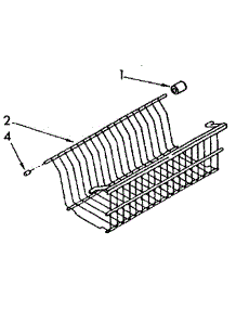 Shelf Parts parts for Kenmore Freezer 106.8282310 (1068282310, 106 8282310) from AppliancePartsPros.com