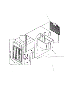 Cabinet Parts parts for Kenmore Heat Pump System 106.855301 (106855301, 106 855301) from AppliancePartsPros.com