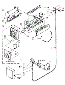 Icemaker Parts parts for Kenmore Refrigerator 106.8582360 (1068582360, 106 8582360) from AppliancePartsPros.com