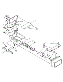 Freezer Interior parts for Kenmore Refrigerator 106.8594664 (1068594664, 106 8594664) from AppliancePartsPros.com