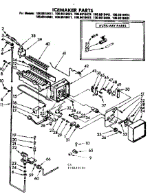 Icemaker Parts parts for Kenmore Refrigerator 106.8618451 (1068618451, 106 8618451) from AppliancePartsPros.com