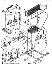 Unit Parts parts for Kenmore Refrigerator 106.8630672 (1068630672, 106 8630672) from AppliancePartsPros.com