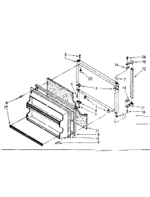 Freezer Door Parts parts for Kenmore Refrigerator 106.8648475 (1068648475, 106 8648475) from AppliancePartsPros.com