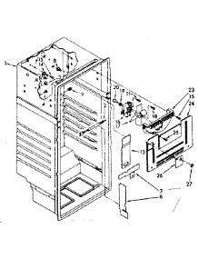 Liner Parts parts for Kenmore Refrigerator 106.8656312 (1068656312, 106 8656312) from AppliancePartsPros.com
