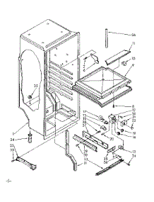 Liner Parts parts for Kenmore Refrigerator 106.8662181 (1068662181, 106 8662181) from AppliancePartsPros.com