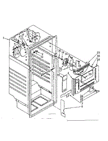 Liner Parts parts for Kenmore Refrigerator 106.8668413 (1068668413, 106 8668413) from AppliancePartsPros.com