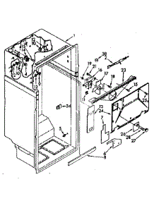 Liner Parts parts for Kenmore Refrigerator 106.8690363 (1068690363, 106 8690363) from AppliancePartsPros.com