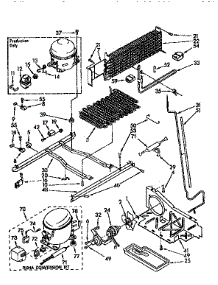 Unit parts for Kenmore Refrigerator 106.8690675 (1068690675, 106 8690675) from AppliancePartsPros.com