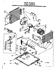 Unit Parts parts for Kenmore Heat Pump System 106.8701070 (1068701070, 106 8701070) from AppliancePartsPros.com