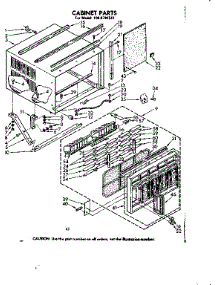 Cabinet Parts parts for Kenmore Heat Pump System 106.8701541 (1068701541, 106 8701541) from AppliancePartsPros.com