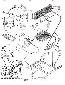 Unit Parts parts for Kenmore Refrigerator 106.8730842 (1068730842, 106 8730842) from AppliancePartsPros.com