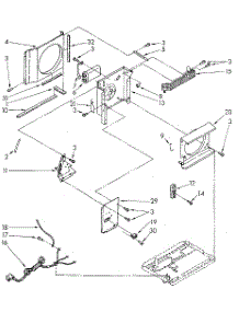 Air Flow And Control parts for Kenmore Room Air Conditioner 106.8750511-AC (1068750511-AC, 106 8750511-AC) from AppliancePartsPros.com