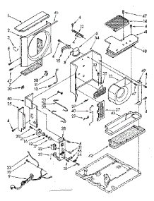 Air Flow And Control Parts parts for Kenmore Room Air Conditioner 106.8751480 (1068751480, 106 8751480) from AppliancePartsPros.com