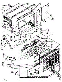 Cabinet Parts parts for Kenmore Heat Pump System 106.8751590 (1068751590, 106 8751590) from AppliancePartsPros.com