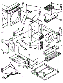 Air Flow And Control Parts parts for Kenmore Air Conditioner 106.8752191 (1068752191, 106 8752191) from AppliancePartsPros.com