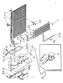 Unit Parts parts for Kenmore Refrigerator 106.8758201 (1068758201, 106 8758201) from AppliancePartsPros.com