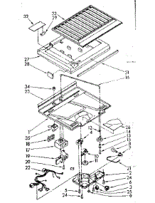 Compartment Separator And Control Parts parts for Kenmore Refrigerator 106.8758201 (1068758201, 106 8758201) from AppliancePartsPros.com