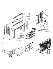 Cabinet Parts parts for Kenmore Heat Pump System 106.8760551 (1068760551, 106 8760551) from AppliancePartsPros.com