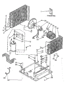 Unit Parts parts for Kenmore Air Conditioner 106.8761890 (1068761890, 106 8761890) from AppliancePartsPros.com