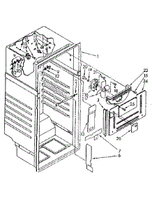 Liner Parts parts for Kenmore Refrigerator 106.8768846 (1068768846, 106 8768846) from AppliancePartsPros.com