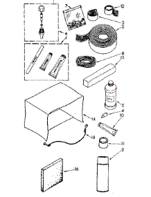 Optional Parts parts for Kenmore Air Conditioner 106.8771080 (1068771080, 106 8771080) from AppliancePartsPros.com