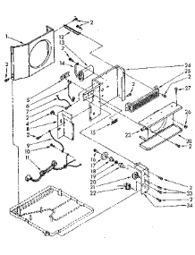 Air Flow And Control Parts parts for Kenmore Air Conditioner 106.8771280 (1068771280, 106 8771280) from AppliancePartsPros.com