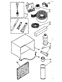 Optional Parts parts for Kenmore Air Conditioner 106.8771890 (1068771890, 106 8771890) from AppliancePartsPros.com