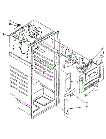 Liner Parts parts for Kenmore Refrigerator 106.8776313 (1068776313, 106 8776313) from AppliancePartsPros.com