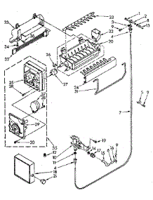 Icemaker Parts parts for Kenmore Refrigerator 106.8776313 (1068776313, 106 8776313) from AppliancePartsPros.com