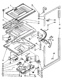 Compartment Separator And Control Parts parts for Kenmore Refrigerator 106.8778760 (1068778760, 106 8778760) from AppliancePartsPros.com
