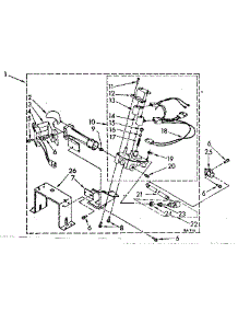 Burner Assembly parts for Kenmore Dryer 106.87884600 (10687884600, 106 87884600) from AppliancePartsPros.com