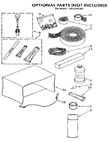 Optional parts for Kenmore Air Conditioner 106.8791282 (1068791282, 106 8791282) from AppliancePartsPros.com