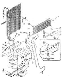 Unit parts for Kenmore Refrigerator 106.8794580 (1068794580, 106 8794580) from AppliancePartsPros.com