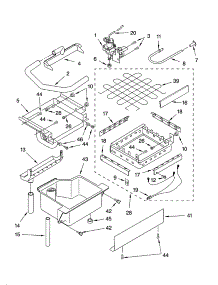 Evaporator Ice Cutter Grid And Water Parts parts for Kenmore Ice Maker 106.89482996 (10689482996, 106 89482996) from AppliancePartsPros.com