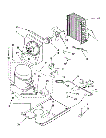 Unit Parts parts for Kenmore Ice Maker 106.89483996 (10689483996, 106 89483996) from AppliancePartsPros.com
