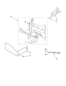 Pump Parts parts for Kenmore Ice Maker 106.89583700 (10689583700, 106 89583700) from AppliancePartsPros.com