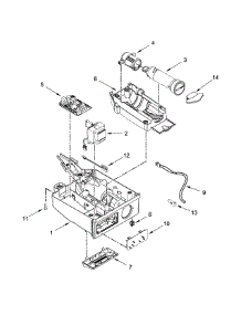 Control Panel Parts parts for Kenmore Freestanding Ice Maker 106.89592100 (10689592100, 106 89592100) from AppliancePartsPros.com