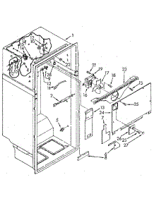 Liner parts for Kenmore Refrigerator 106.9608782 (1069608782, 106 9608782) from AppliancePartsPros.com