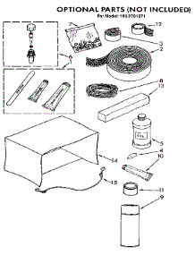 Optional parts for Kenmore Air Conditioner 106.9701071 (1069701071, 106 9701071) from AppliancePartsPros.com