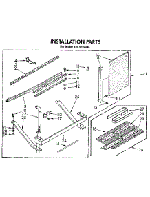 Installation parts for Kenmore Air Conditioner 106.9702990 (1069702990, 106 9702990) from AppliancePartsPros.com